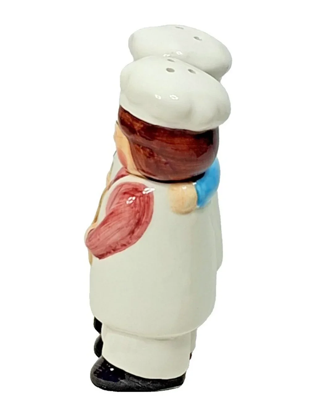 Alco Shakeables Chef And Baker Salt And Pepper Head Shakers NIB 5